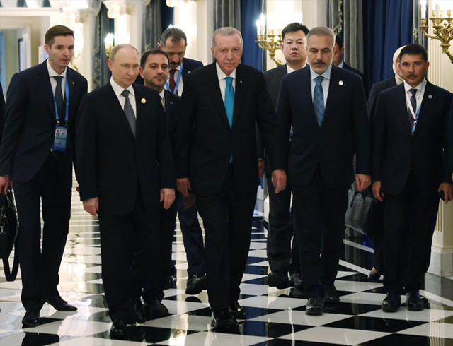 Cumhurbaşkanı Erdoğan Rusya Devlet Başkanı Putin ile Çin'de görüştü - Resim: 0