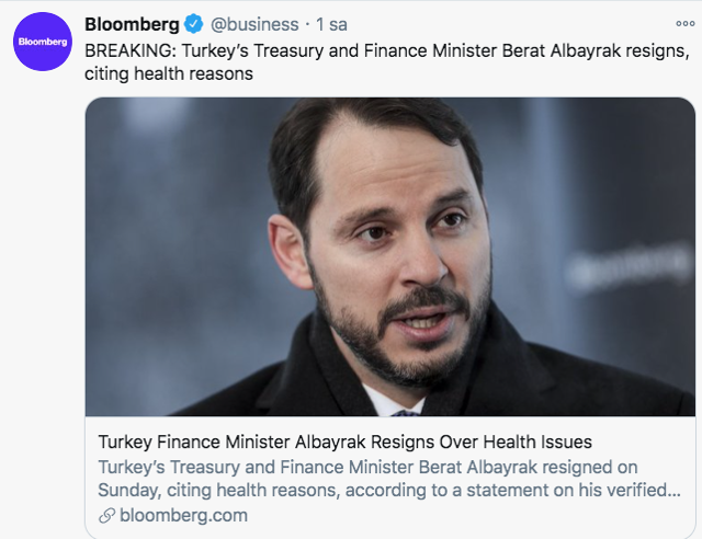 Berat Albayrak istifa mı etti haber doğru mu? Türkiye bu haberle çalkalanıyor - Resim: 1