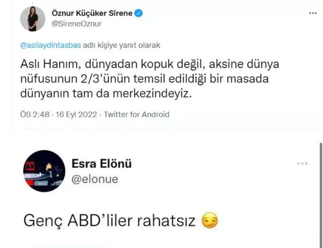 Nevşin Mengü ve Aslı Aydıntaşbaş'ın Erdoğan'lı fotoğraf karesiyle ilgili tweeti tepki çekti - Resim: 1