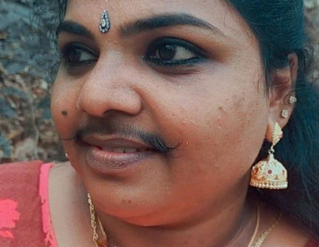 Bıyık bırakan Hintli kadın konuşuluyor 'neden' sorusuna böyle dedi - Resim: 0