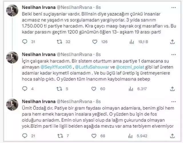 Ümit Özdağ'ın Zafer Partisi'nde belden aşağı işler var! İstifa eden İl Başkanı açıkladı... - Resim: 0