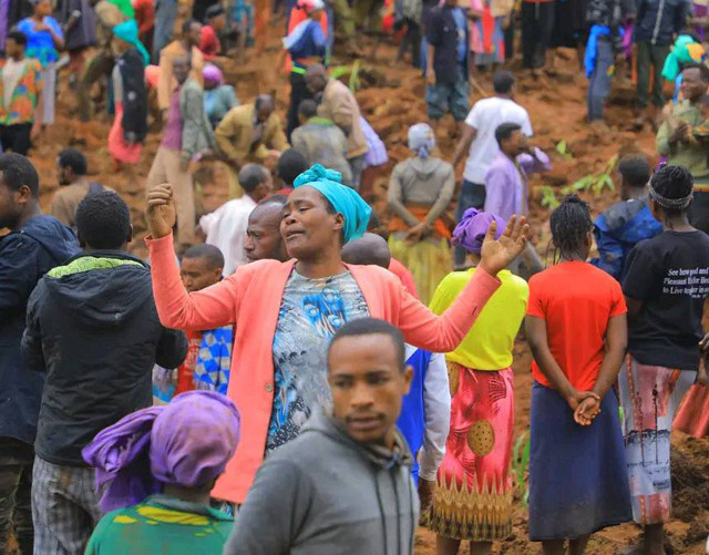 Etiyopya'daki heyelan faciasında bilanço ağırlaştı - Resim: 1