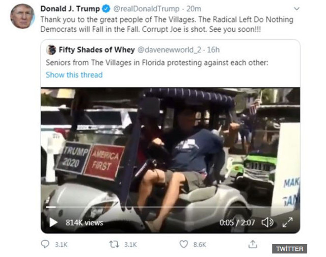 ABD Başkanı Donald Trump olay videoyu paylaştı tepki gelince sildi - Resim: 0