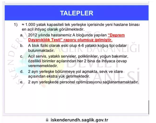 Hatay'da yıkılan hastanenin deprem raporu kan dondurdu! Hastaların aşağı düştüğünü gördük - Resim: 1