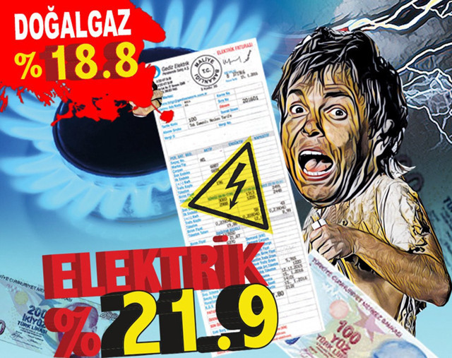 Faturalara 140 lira zam geldi! Emekli ve memur zamları cebe girmeden eridi - Resim: 0