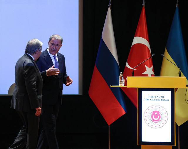 Bakan Hulusi Akar ve Guterres'ten ortak açıklama! İşte bugüne dek gerçekleşen tahıl sevkiyatı - Resim: 0