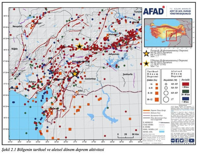 AFAD'dan Kahramanmaraş depremiyle ilgili ön rapor! Deprem tehlike haritasına dikkat - Resim: 1