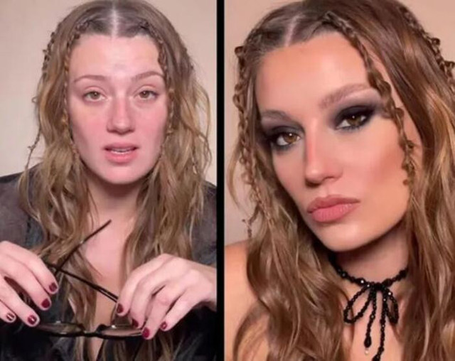 Önce makyajsız sonra makyajlı paylaştı aradaki fark şaşkınlık yarattı! - Resim: 1