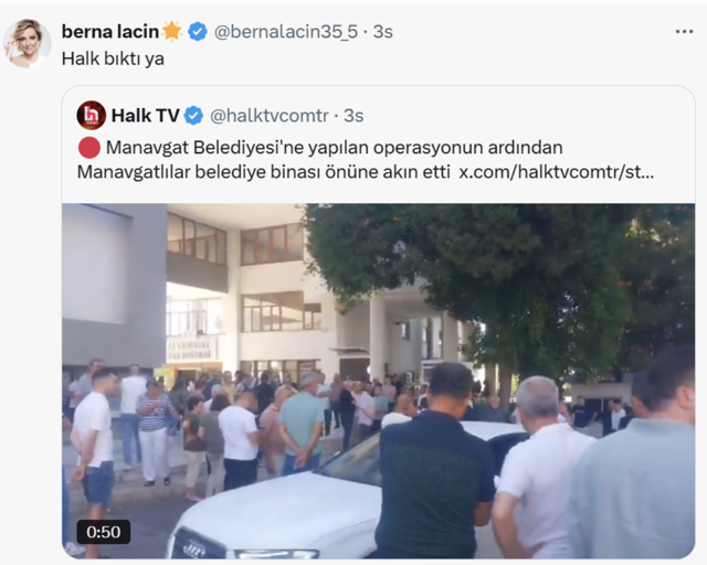 Berna Laçin'in yolsuzluk paylaşımı gündem oldu! "Halk bıktı ya" dedi sonra da sessizliğe gömüldü - Resim: 0