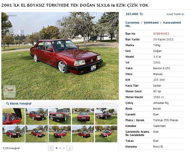2001 model Tofaş’ın fiyatı yeni modellerle yarışıyor hastasını arıyoruz savunması - Resim: 0