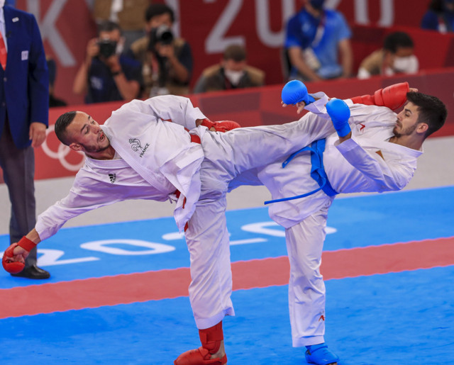 Eray Şamdan finalde kaybetti! Tokyo 2020'de karatede gümüş madalya kazandı - Resim: 1