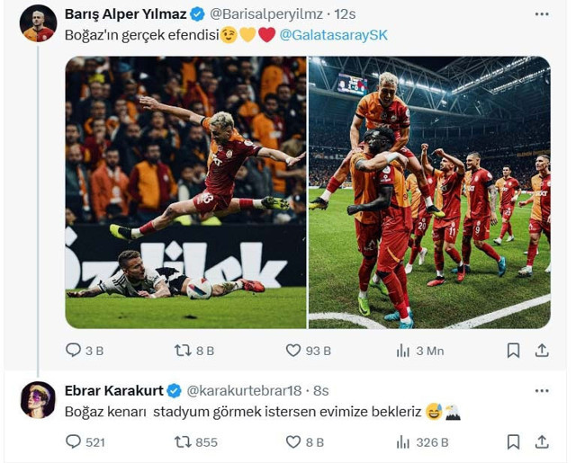 Ebrar Karakurt'tan Barış Alper'e 'Boğaz'ın efendisi' yanıtı - Resim: 0