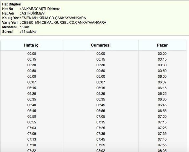 EGO otobüs saatleri kaça kadar çalışıyor EGO hareket saatleri sorgula - Resim: 0