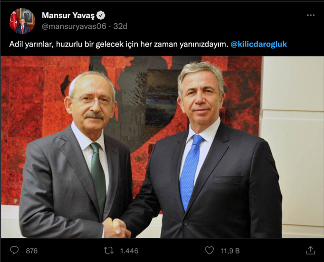 Kemal Kılıçdaroğlu 'gerçekten benimle misiniz?' dedi! İmamoğlu ve Yavaş'tan '#yanındayım' deyince... - Resim: 1