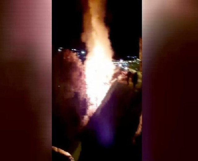 Ankara'da kaza sonrası yanan otomobilde 2 kişi öldü 2 kişi yaralandı - Resim: 0