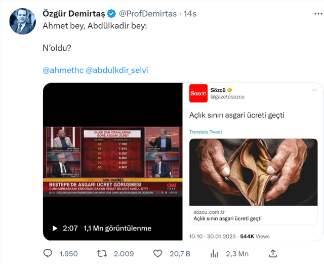 Özgür Demirtaş 38 günde haklı çıktı Ahmet Hakan ve Abdulkadir Selvi'yle dalga geçti - Resim: 0