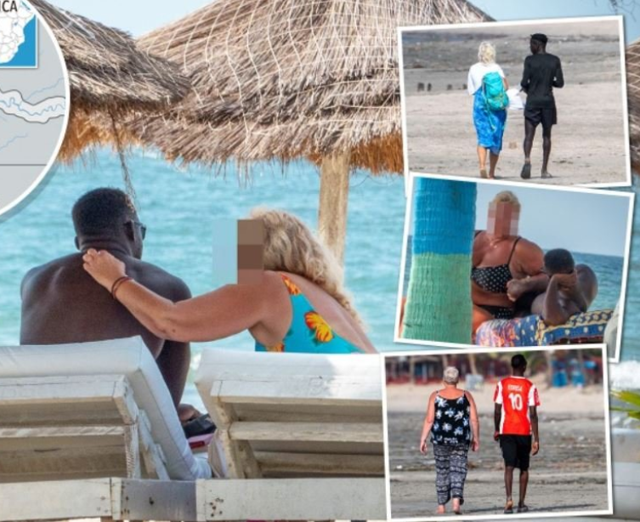 "Azgın İngiliz nineler" iş başında! Gambiya'dan boy boy fotoğraflar geldi - Resim: 0