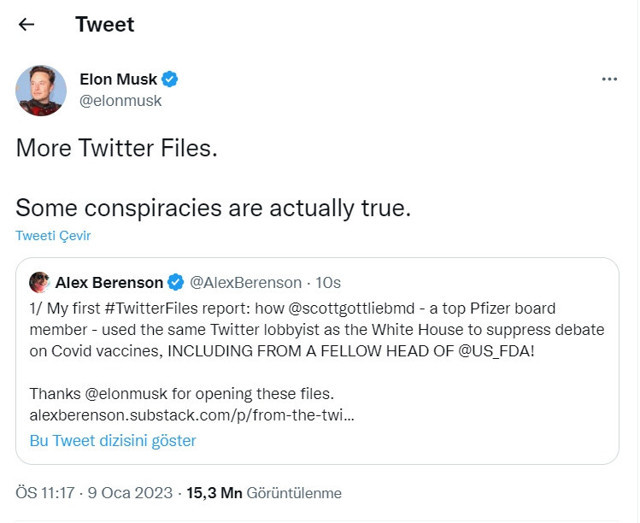 Elon Musk'tan bir ifşa daha! Kovid-19 aşısı üreticisi Pfizer'dan Twitter'a baskı - Resim: 0