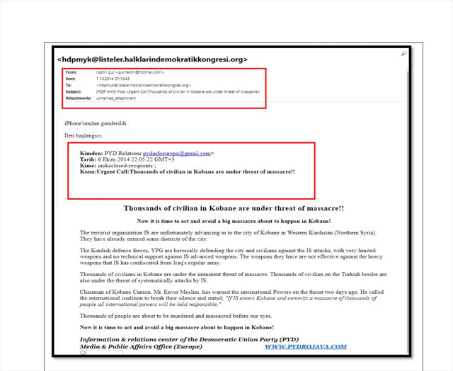 HDP'li Bircan Yorulmaz'ın bilgisayarında çıktı... Kobani olayları talimatını PYD vermiş! - Resim: 0