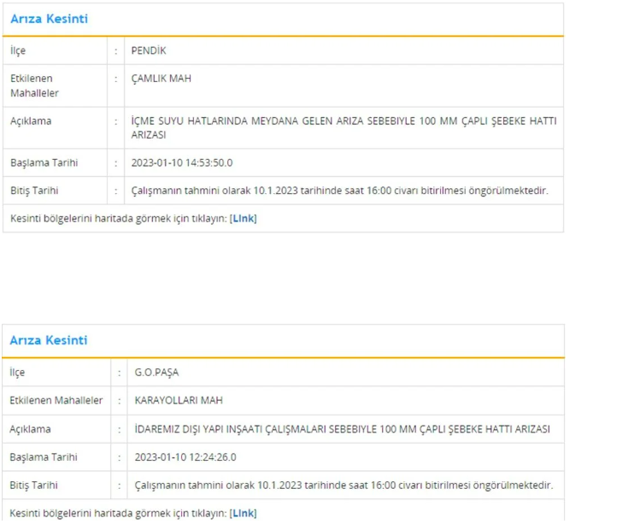 İSKİ uyardı bidonları hazırlayın! Bu ilçelerde su yok - Resim: 0