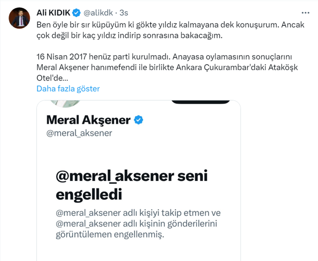 Meral Akşener engeli bastı, 'sır küpü' bombaladı! "Kocamı sana emanet ettim" dediğin adamı... - Resim: 0