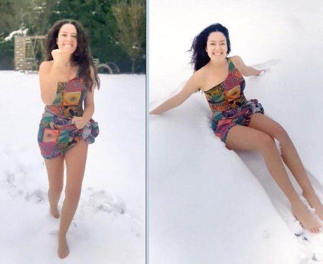 Ünlülerin Instagram'daki kar pozları buz gibi havada ortalığı ısıttı! - Resim: 3