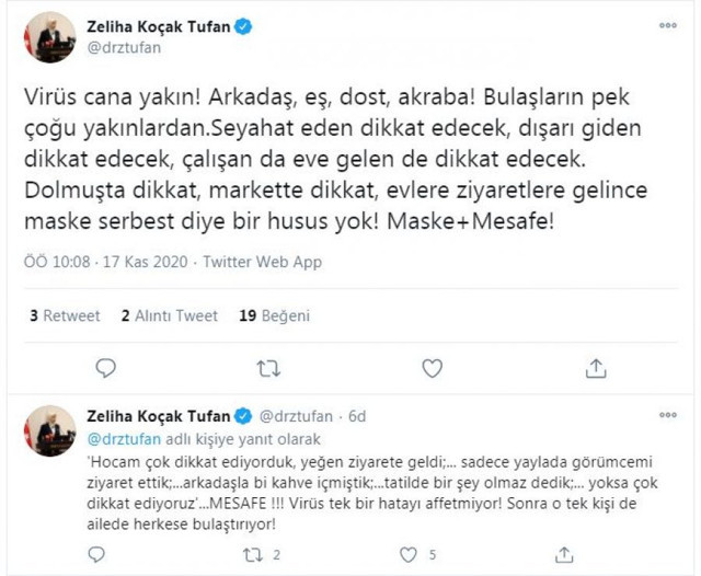 Bilim Kurulu üyesi Tufan: Evlere ziyaretlere gelince 'maske serbest' diye bir husus yok - Resim: 0