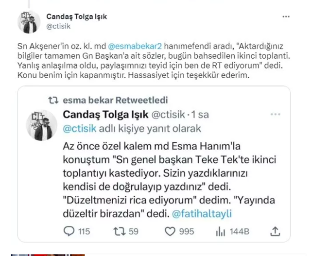 Canlı yayındayken Meral Akşener'i ters köşe eden tweet paylaşabilirim dedi sıraladı - Resim: 1