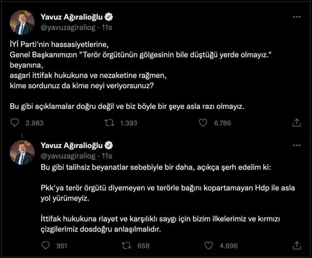 CHP HDP'ye bakanlık verdi İYİ Parti 'Kime sordunuz da veriyorsunuz' diye çıkıştı! - Resim: 0