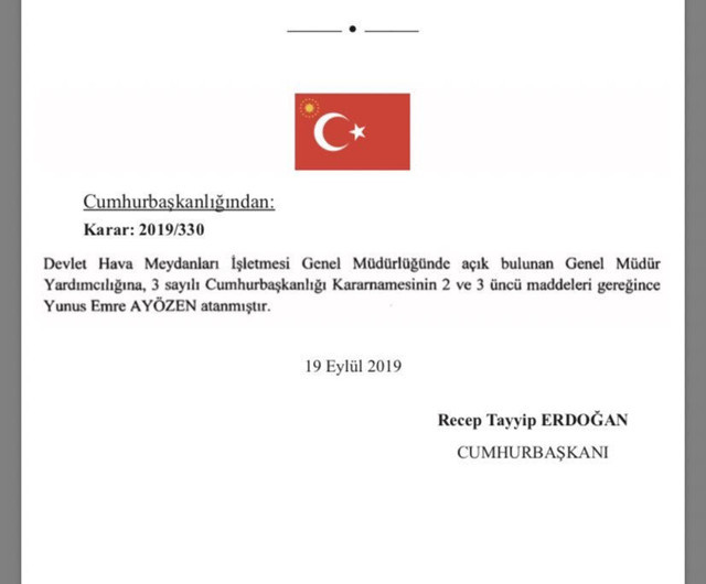 Ekrem İmamoğlu görevden almıştı! Yunus Emre Ayözen DHMİ'nin tepesine atandı - Resim: 0