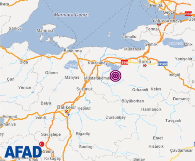 Bursa çok fena sallandı komşu iller de de hissedildi! AFAD'dan açıklama geldi - Resim: 0