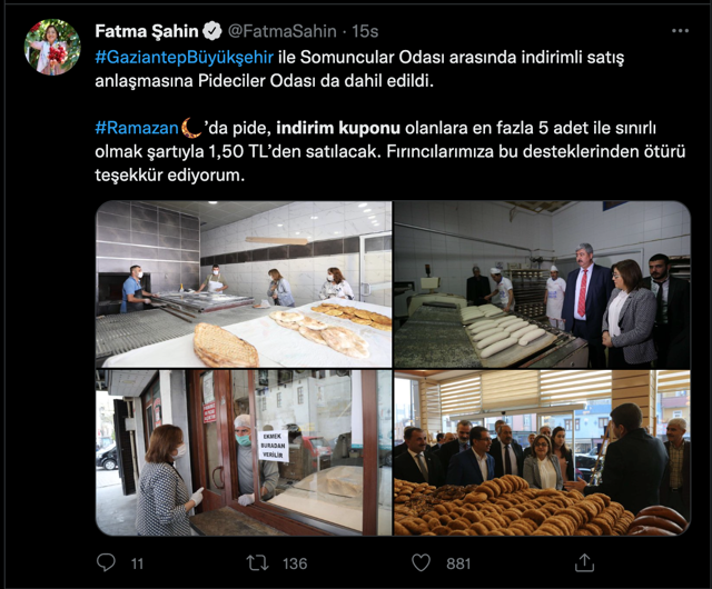 Gaziantep'te 1 lira indirimli 'kuponlu ekmek' dönemi başladı! Pide ve ekmek 1.5 TL'ye satılacak - Resim: 1