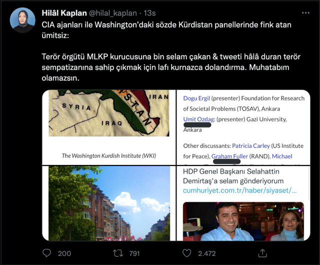 Ümit Özdağ ile Hilal Kaplan birbirine girdi! Hilal Kaplan'ın eski Fethullah Gülen twitleri - Resim: 1