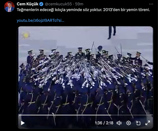 Genç teğmenlerin kılıçlı yemini gündem oldu! Gazeteci Cem Küçük'ten olay yorum - Resim: 3