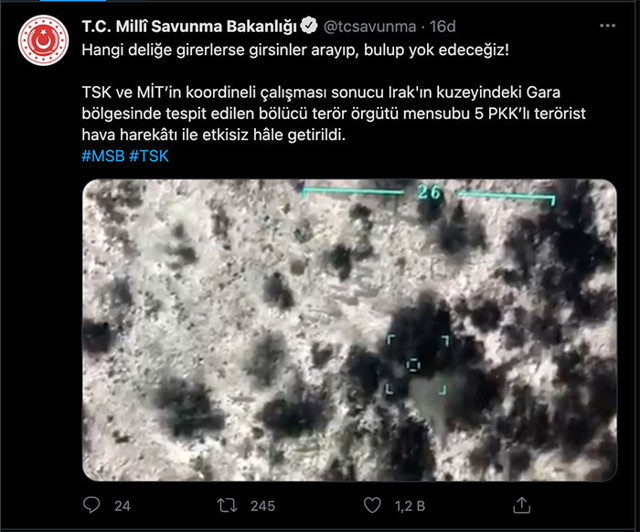 MİT'le ortak operasyon! Gara bölgesinde 5 terörist etkisiz hale getirildi - Resim: 0