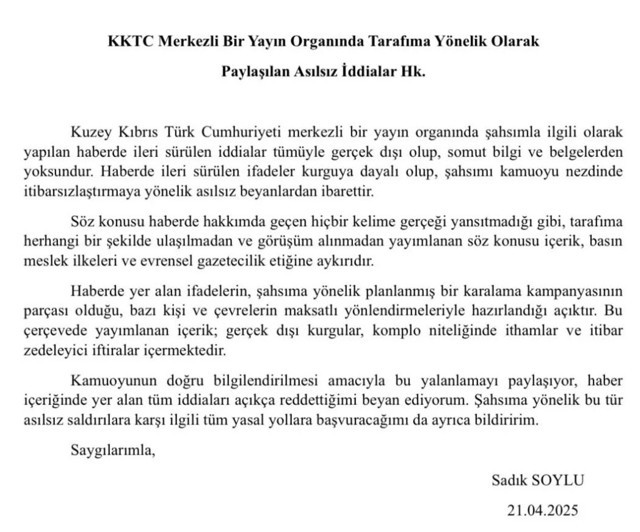 Sadık Soylu'dan Halil Falyalı'nın finans müdürü Cemil Önal'ın iddiasına yalanlama - Resim: 0