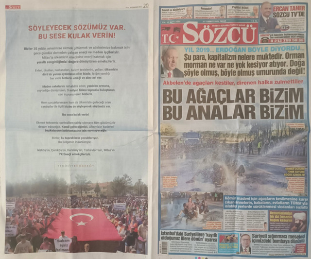Sözcü gazetesi çok fena yakalandı! Manşetinde vurdu, arka kapağına reklam aldı - Resim: 0