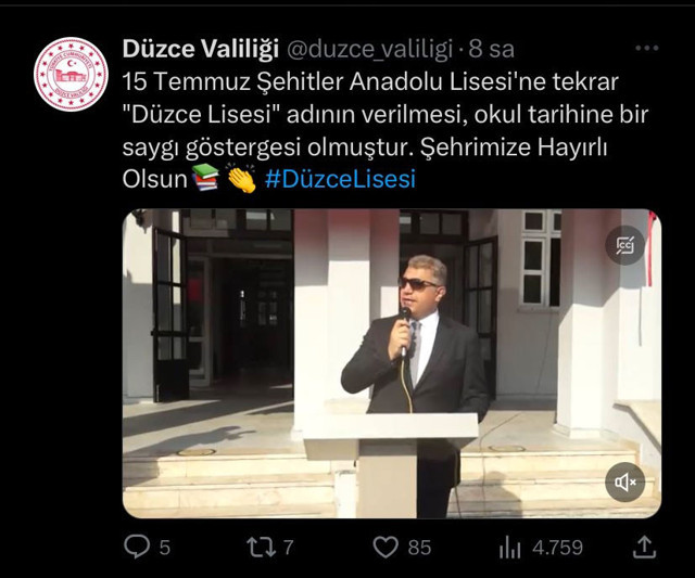 15 Temmuz Şehitleri Anadolu Lisesi’nin adı değişti! Milli Eğitim Bakanı Yusuf Tekin'den açıklama - Resim: 0