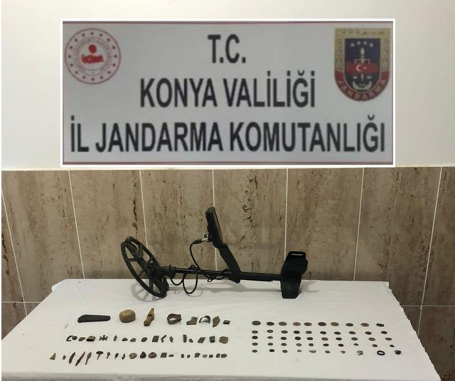 Konya'da 96 parça tarihi eser ele geçirildi - Resim: 0
