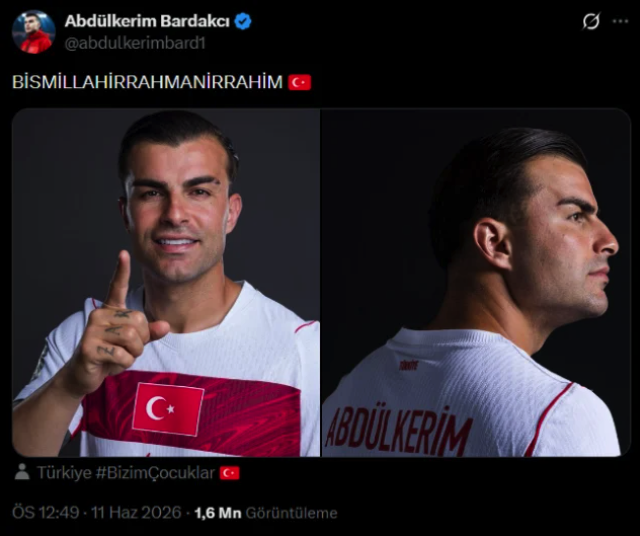 Abdülkerim'in Dünya Kupası paylaşımına düştüğü not sosyal medyayı salladı - Resim: 0