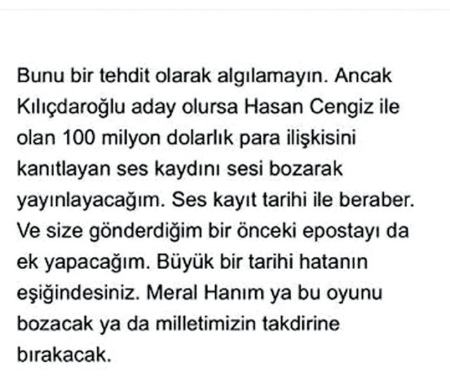 Meral Akşener'e gönderilen 100 milyon dolar tehdidi e-mailleri ortaya çıktı! - Resim: 1