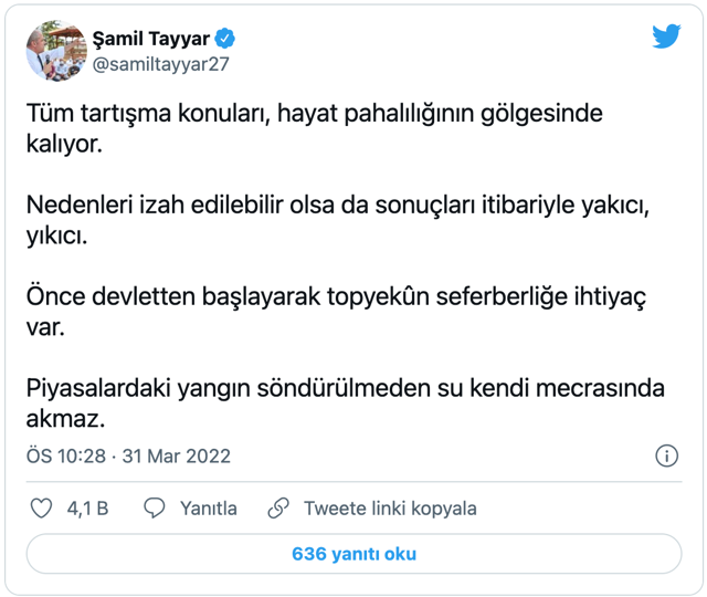 AK Partili Şamil Tayyar da hayat pahalılığına isyan etti - Resim: 0