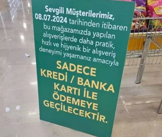 Bir zincir marketin 3 şubesinde nakit alışveriş kalktı diğer marketler ne yapacak? - Resim: 0