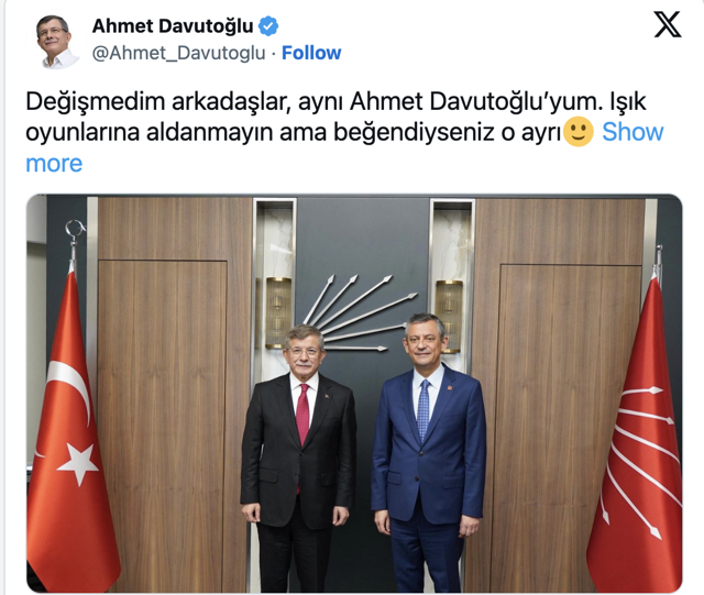 Ahmet Davutoğlu'nun sarı saçları sosyal medyanın diline düştü! Jet açıklama geldi - Resim: 2