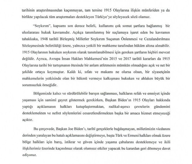 TBMM'den ABD Başkanı Biden'in 'Ermeni Soykırımı' iftirasına ortak tepki - Resim: 2