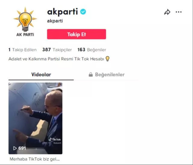 AK Parti TikTok hesabı açtı! İlk paylaşım geldi: "Merhaba TikTok biz geldik" - Resim: 0