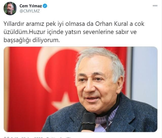 Cem Yılmaz kendisine sıklıkla dava açan Orhan Kural'ın ölümünün ardından bakın ne dedi - Resim: 3