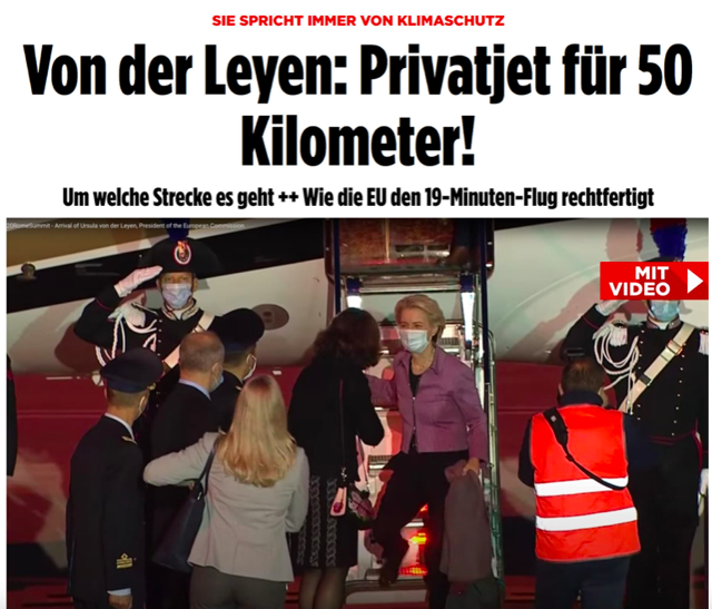 50 kilometrelik yolu özel jetle gitti! Alman basını yerden yere vurdu: İklim diyorsun özel jetle gidiyorsun - Resim: 0