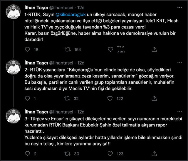 RTÜK'ten Halk TV, Flash TV, KRT ve TELE1'e Kemal Kılıçdaroğlu cezası! Kılıçdaroğlu ateş püskürdü - Resim: 0