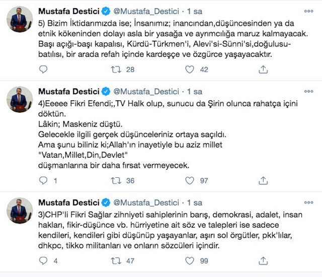 CHP'li Fikri Sağlar'ın 'başörtülü hakim' sözlerine tepki yağıyor! Faşist kafa - Resim: 2